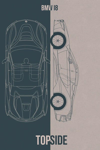 Automobile Blueprints: Bmw I8 by Joseph Fernando