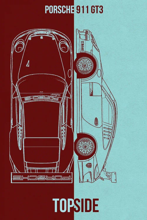 Porsche 911 Gt3 I by Joseph Fernando wall art
