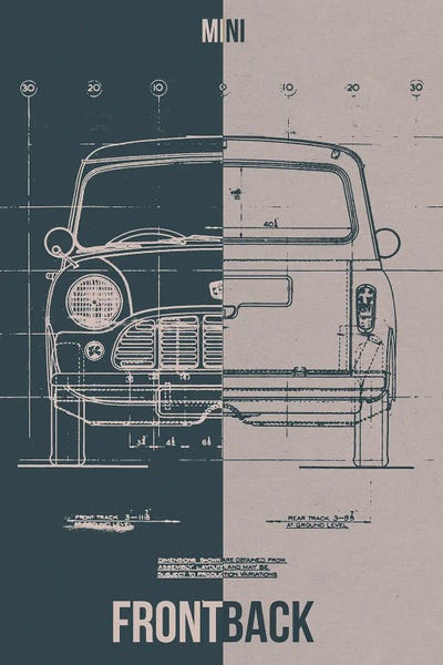 Automobile Blueprints: Mini by Joseph Fernando