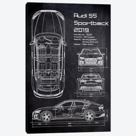 Audi S5 Sportback Canvas Print #JFD465} by Joseph Fernando Art Print