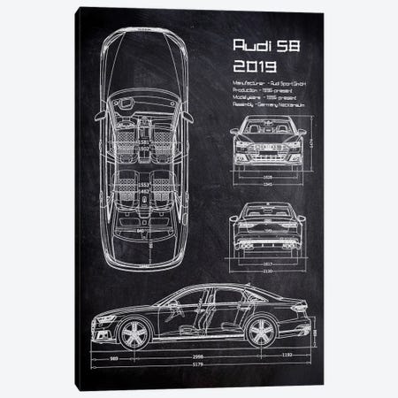 Audi S8 Canvas Print #JFD466} by Joseph Fernando Canvas Print