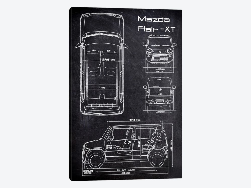 Mazda Flair -XT by Joseph Fernando 1-piece Art Print