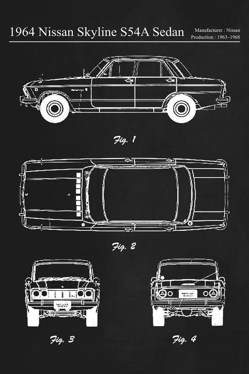 1964 Nissan Skyline S54A Sedan