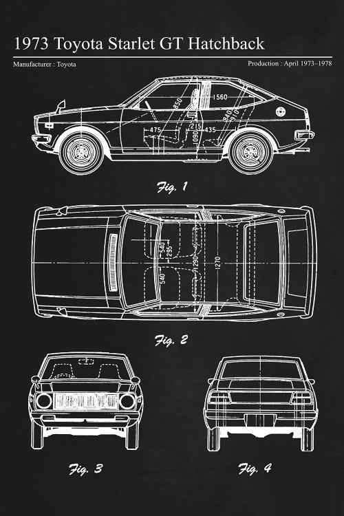 1973 Toyota Sarlet XT Hatchback