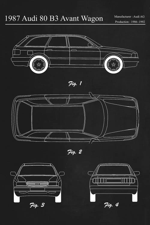 1987 Audi 80 B3 Avant Wagon