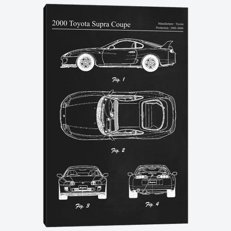 2000 Toyota Supra Coupe Canvas Print #JFD87} by Joseph Fernando Art Print