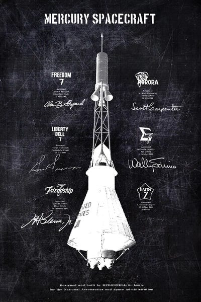 Electronics & Communication Blueprints: MERCURY SPACECRAFT by Joseph Fernando