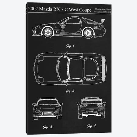 2002 Mazda RX 7 C West Coupe Canvas Print #JFD90} by Joseph Fernando Art Print