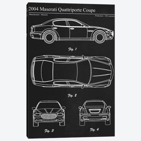 2004 Maserati Quattriporte Coupe Canvas Print #JFD94} by Joseph Fernando Canvas Art