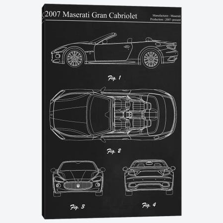 2007 Maserati Gran Cabriolet Canvas Print #JFD97} by Joseph Fernando Canvas Wall Art
