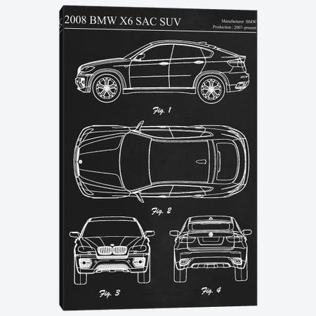 2008 BMW X6 SAC SUV Canvas Print #JFD98} by Joseph Fernando Art Print