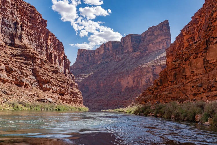 Limestone cliffs, Marble Canyon, Colorado River, Grand Canyon National Park, Arizona