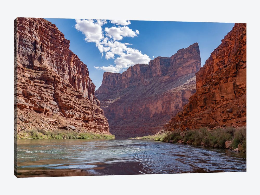 Limestone cliffs, Marble Canyon, Colorado River, Grand Canyon National Park, Arizona by Jeff Foott 1-piece Canvas Print