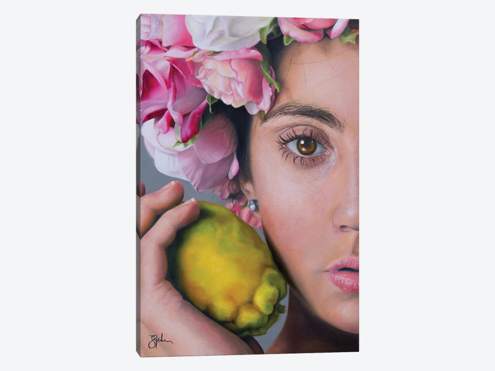 The Girl With The Quince by Jennifer Gehr 1-piece Canvas Print