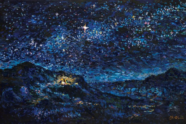 Intense Impressionism: Nativity by Jeff Johnson
