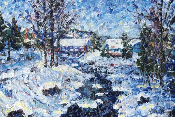 Rustic Winter: Winter's Calm by Jeff Johnson