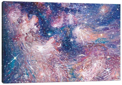 A Higher Realm Canvas Art Print - Galaxy Art