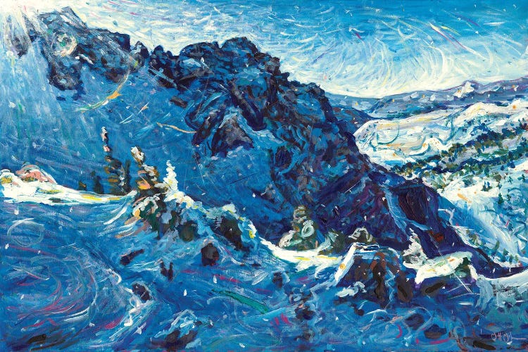 High in the Pass by Jeff Johnson wall art