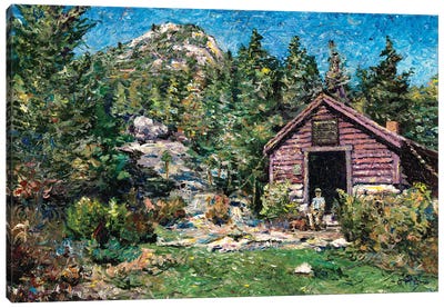 Hut of the High Pines Canvas Art Print - Jeff Johnson