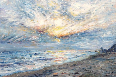 Seaside Romance by Jeff Johnson art print