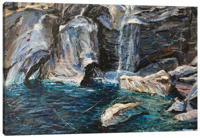Vernal Falls Canvas Art Print - Jeff Johnson