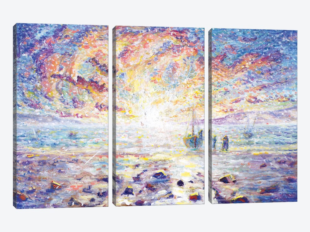 Ancient Of Days by Jeff Johnson 3-piece Canvas Art Print