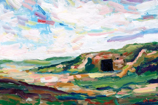 Pops Of Pink: The Place Where He Once Lay by Jeff Johnson