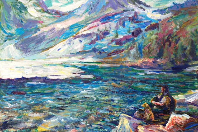 Man Of The Mountain by Jeff Johnson wall art