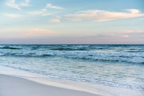 Large Coastal Art - Canvas Prints: Emerald Coast V by Janet Fikar