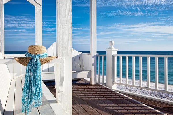 Janet Fikar: Seaside Lounging by Janet Fikar