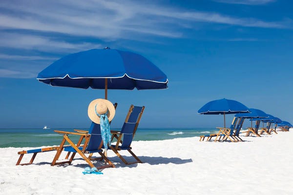 Janet Fikar: Beach Chair Luxury by Janet Fikar