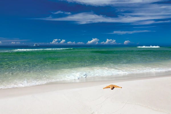 Janet Fikar: Emerald Coast VII by Janet Fikar
