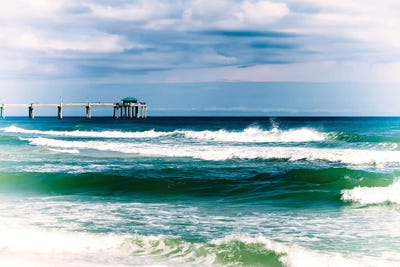 Emerald Coast IX by Janet Fikar framed wall art