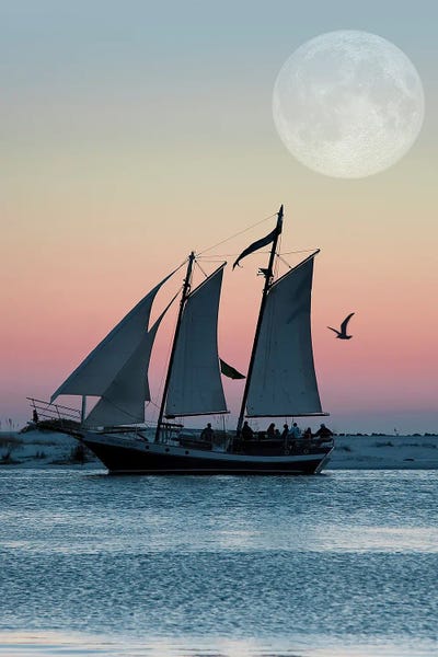 Janet Fikar: Sunset Sail by Janet Fikar
