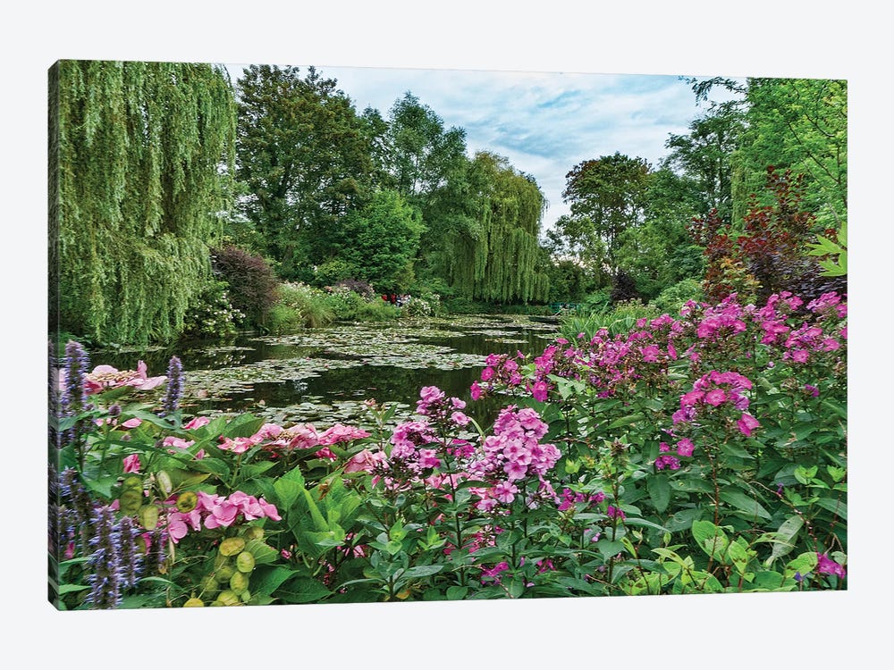 Giverny Gardens I by Janet Fikar 1-piece Canvas Print