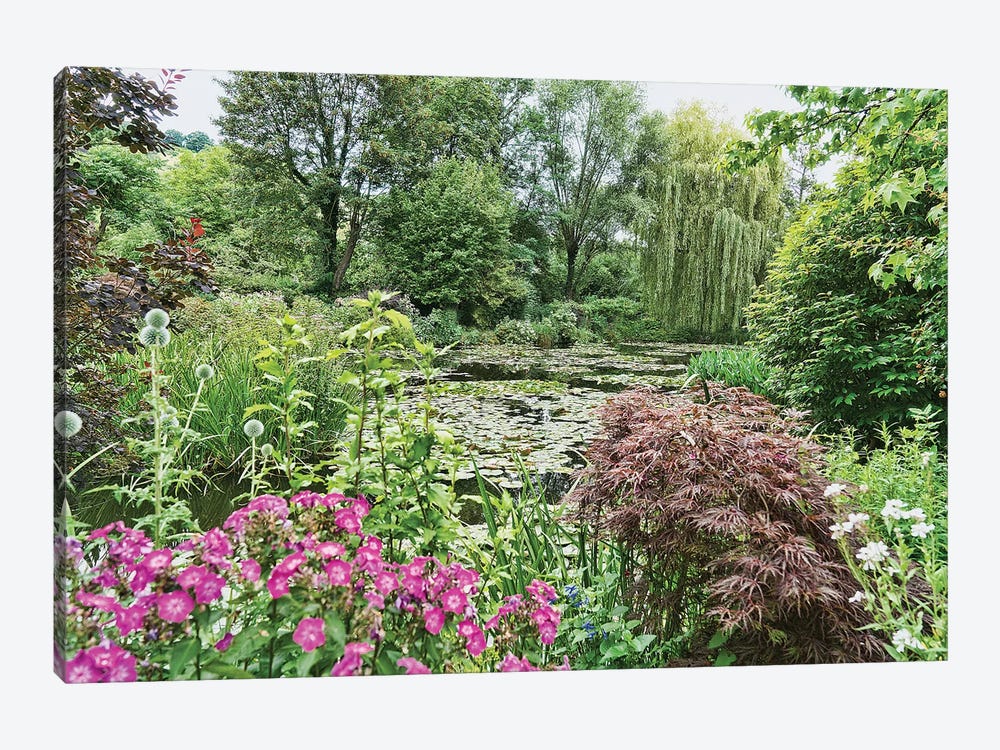 Giverny Gardens III by Janet Fikar 1-piece Canvas Art Print