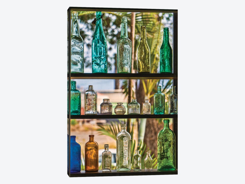 Bottle Collection by Janet Fikar 1-piece Canvas Art