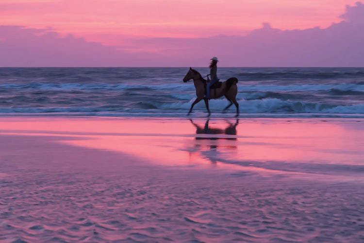 Rider On The Beach