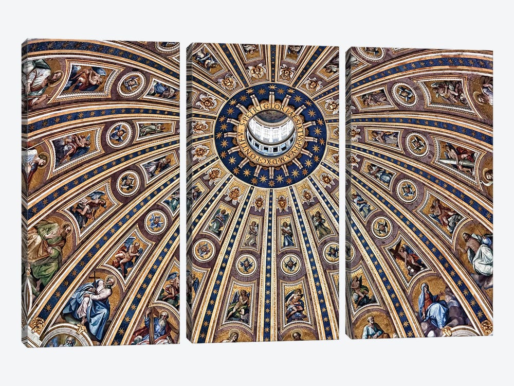 Saint Peters by Janet Fikar 3-piece Canvas Print
