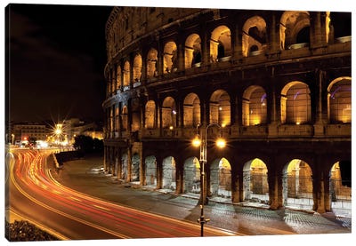 Roman Coliseum II Canvas Art Print - Action Shot Photography