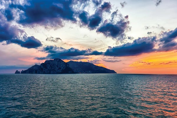 Janet Fikar: Romantic Sunset by Janet Fikar