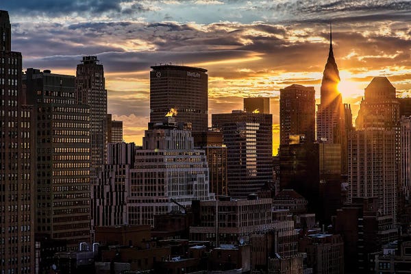 Janet Fikar: New York Sunset by Janet Fikar