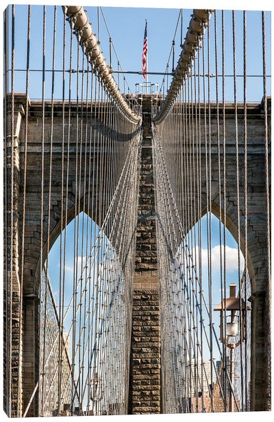 Brooklyn Bridge I Canvas Art Print - Brooklyn Bridge