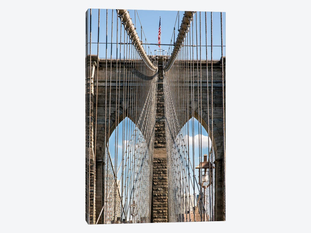 Brooklyn Bridge I by Janet Fikar 1-piece Art Print
