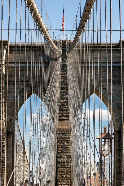 Janet Fikar: Brooklyn Bridge I by Janet Fikar