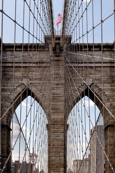 Janet Fikar: Brooklyn Bridge II by Janet Fikar