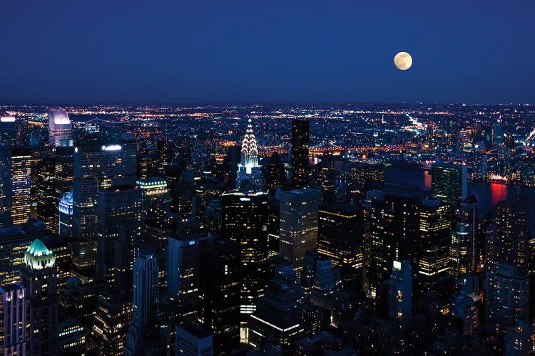 Moonlit New York