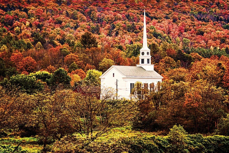 Chapel In Living Color by Janet Fikar wall art