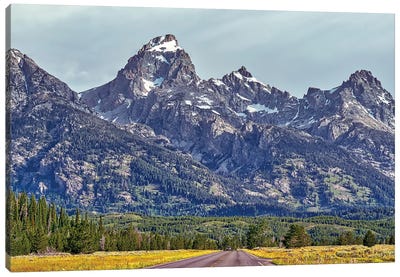 Majestic Grand Tetons Canvas Art Print - Rocky Mountain Art Collection - Canvas Prints & Wall Art