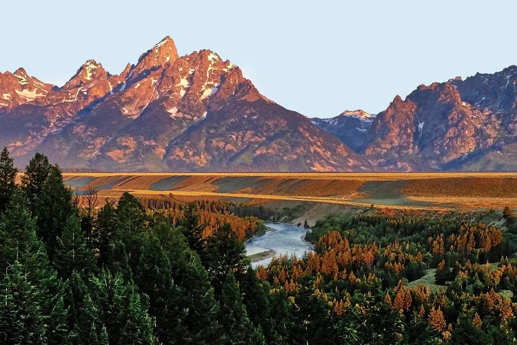 Approaching The Tetons